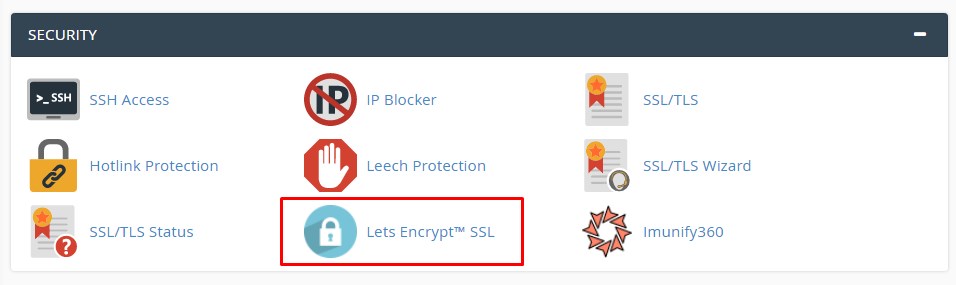 Install SSL on domain